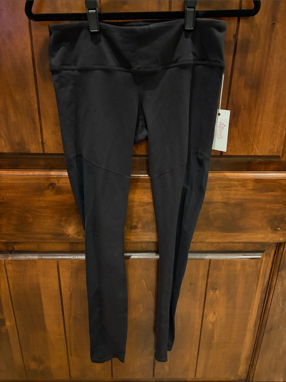 ☀️ Solo Sol Movement Black High-Waist Athletic Leggings with Mesh Panels NWT